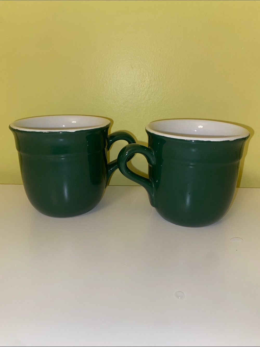 Emile Henry Dark Green Mugs Set of 2